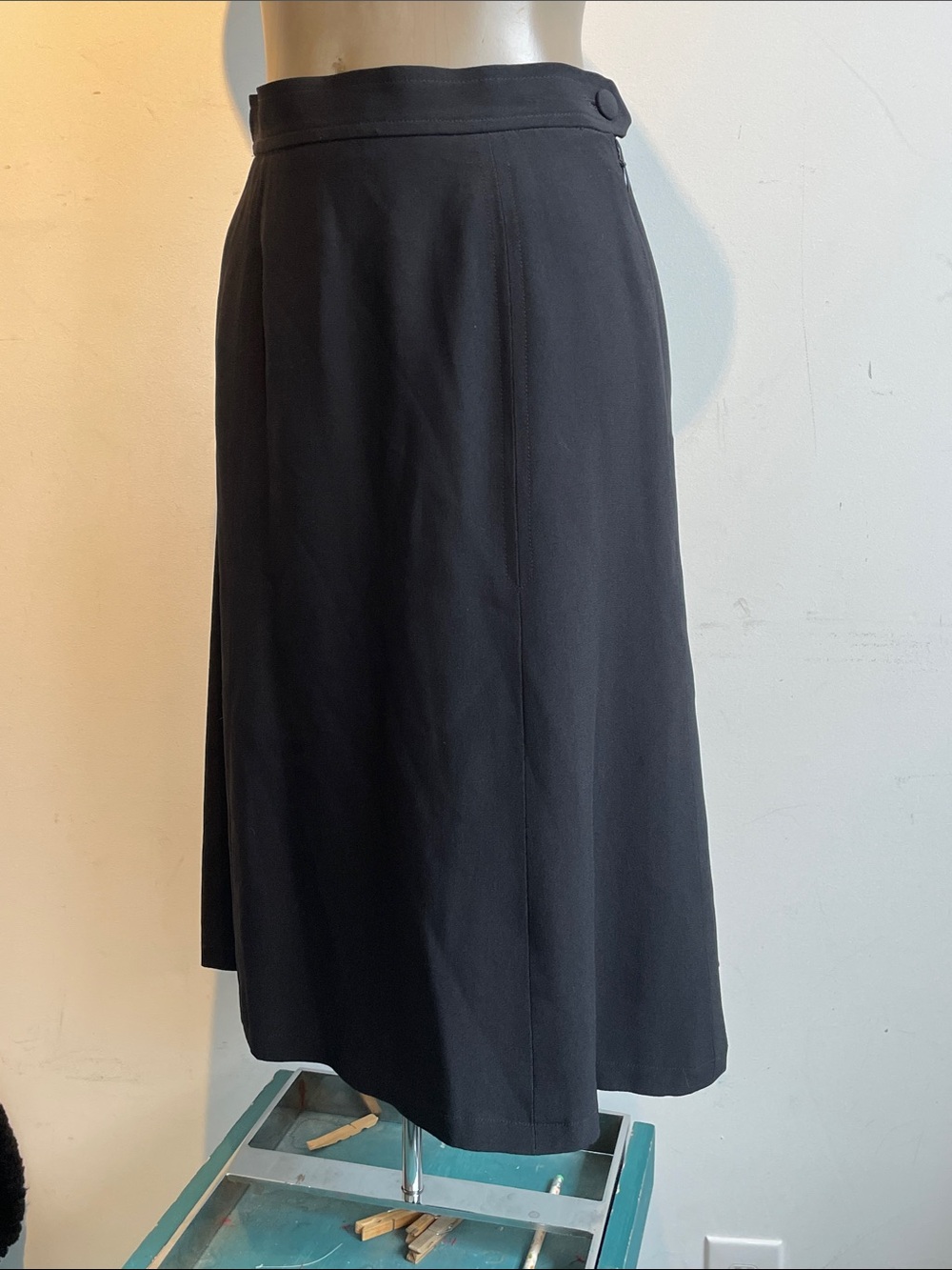 Christian Lacroix classic black a line skirt